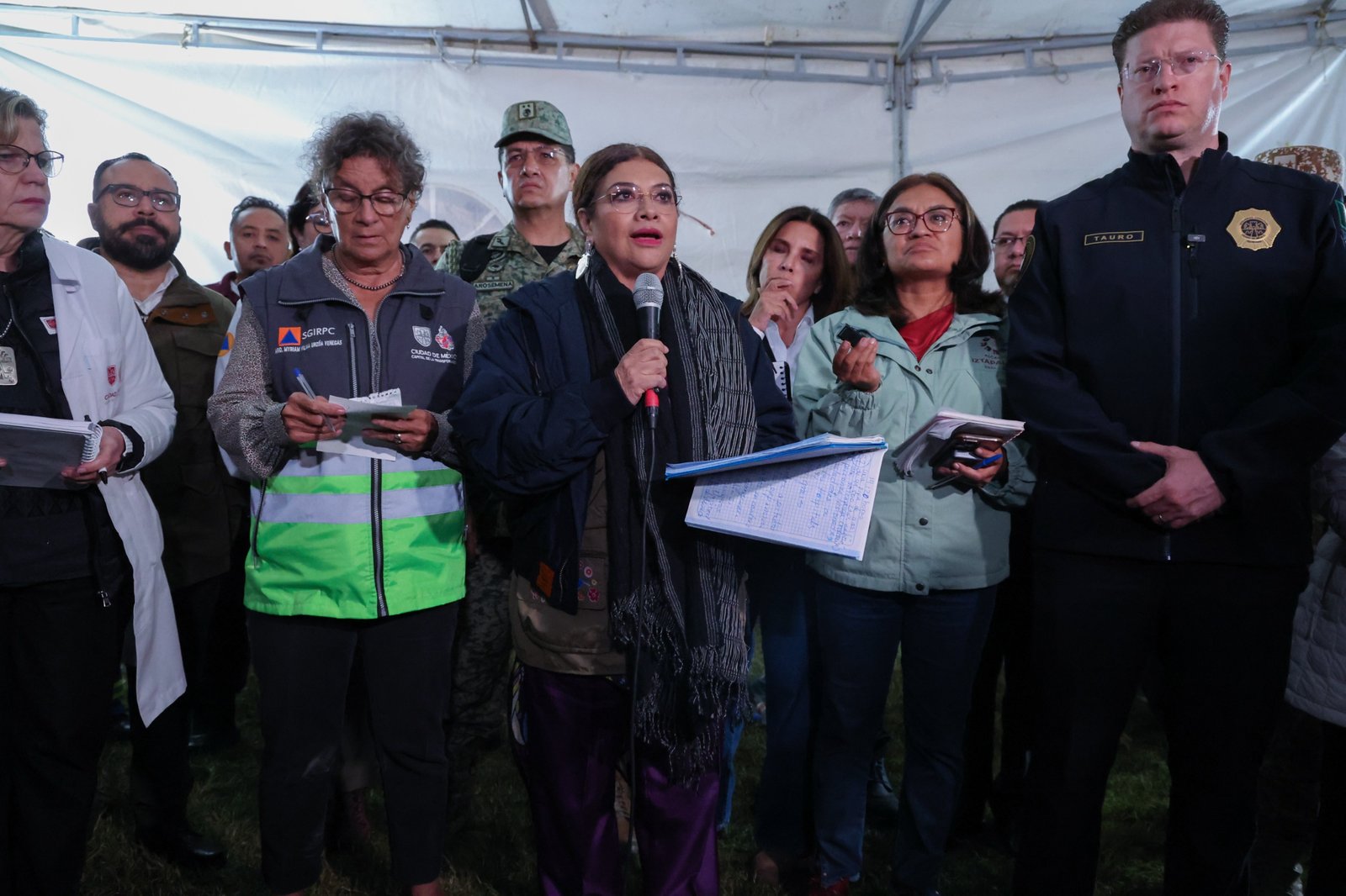 Clara Brugada informa acciones, seguimiento y apoyo a víctimas tras el incidente en el Puente de La Concordia puente de la concordia