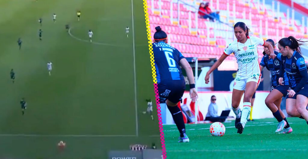 Sonido por detonaciones pausa partido entre Necaxa y Querétaro de Liga Mx Femenil liga mx femenil aguascalientes detonaciones necaxa vs queretaro