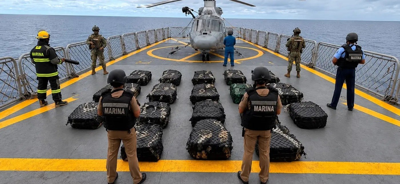 Marina decomisa 829 kilos de cocaína frente a costas de Guerrero decomiso e0c30e2e focus 0 0 1280 720