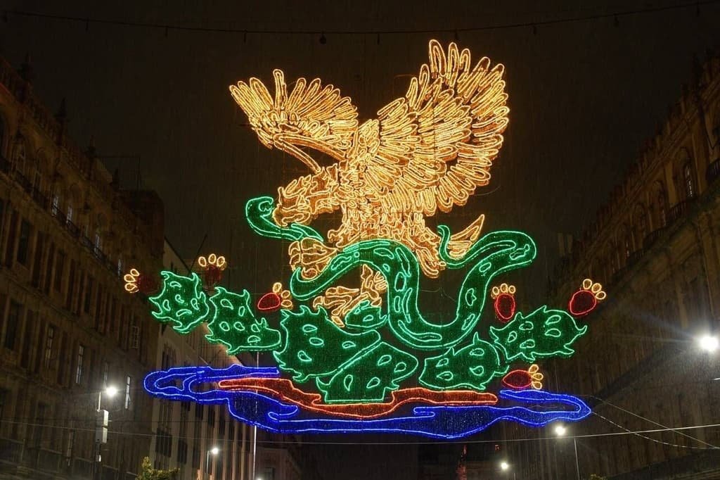 alumbrado escudo nacional