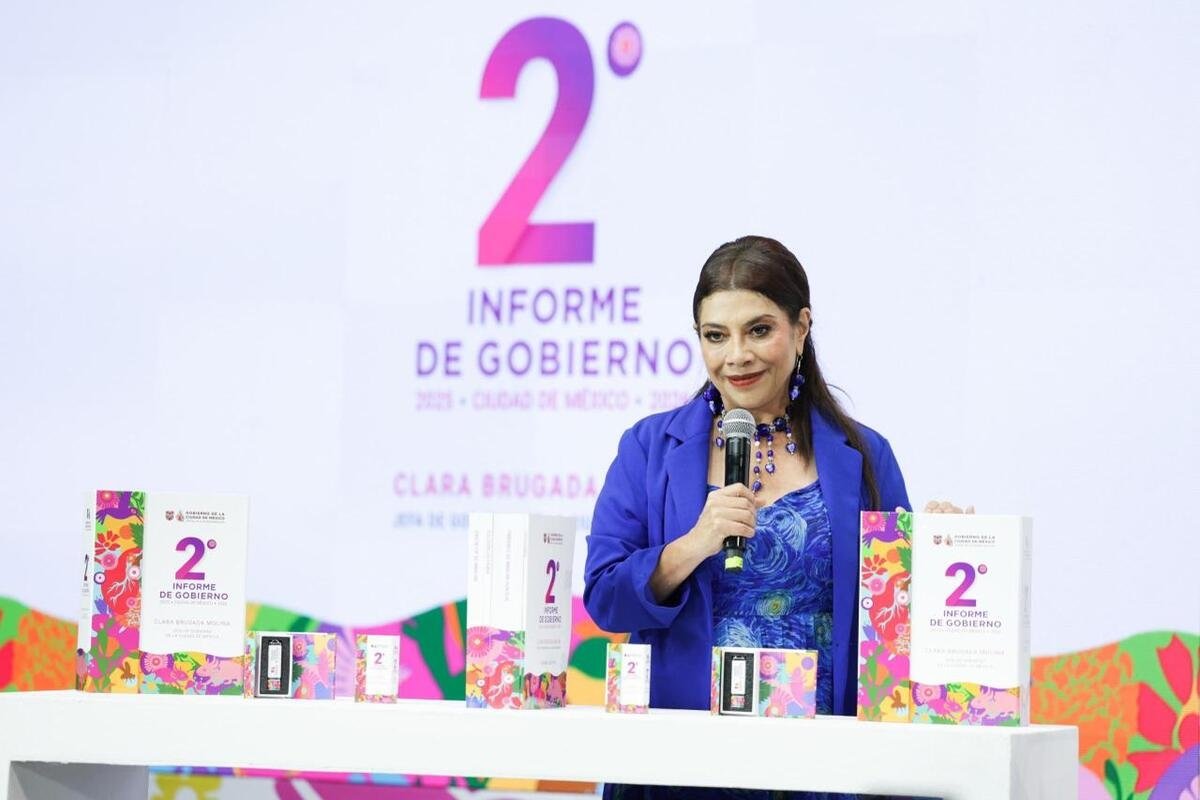 Brugada entrega su Segundo Informe de Gobierno al Congreso de CDMX clara brugada formalizo entrega informe