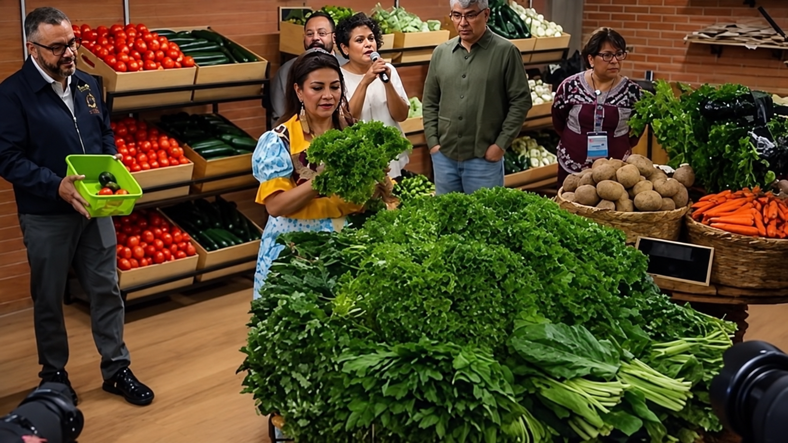 Clara Brugada fortalece la seguridad alimentaria en su segundo año de gestión: más de 483 mil personas acceden a productos frescos a precios accesibles mercado de verduras en vivo
